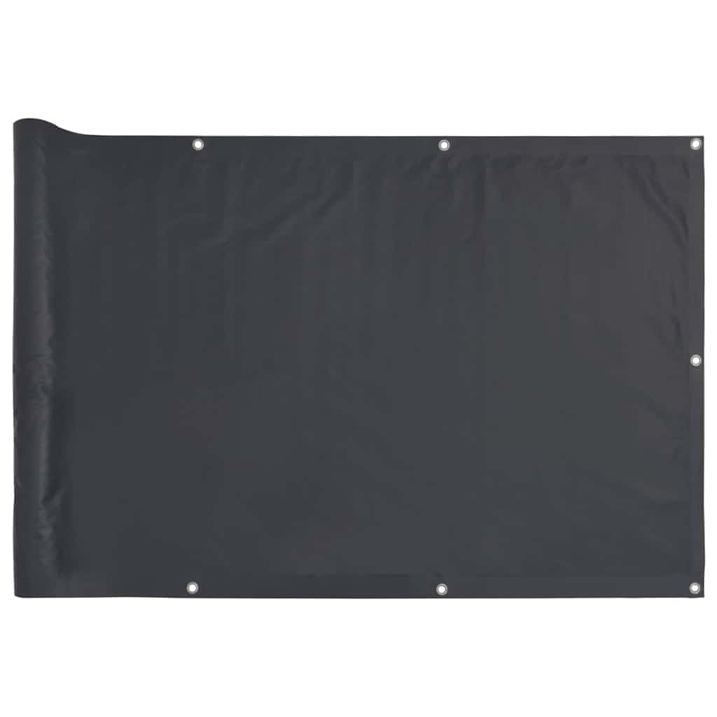 Balkon-Sichtschutz Anthrazit 600x90 cm PVC